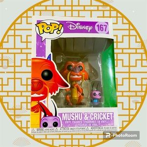 Funko Pop, Disney Mushu & cricket, collective